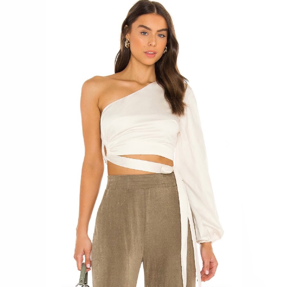 LOVERS AND FRIENDS ONE SHOULDER BLOUSE